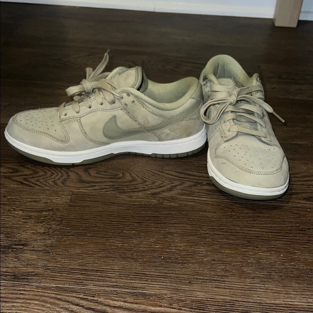Neutral Olive Green Low Nike Dunks